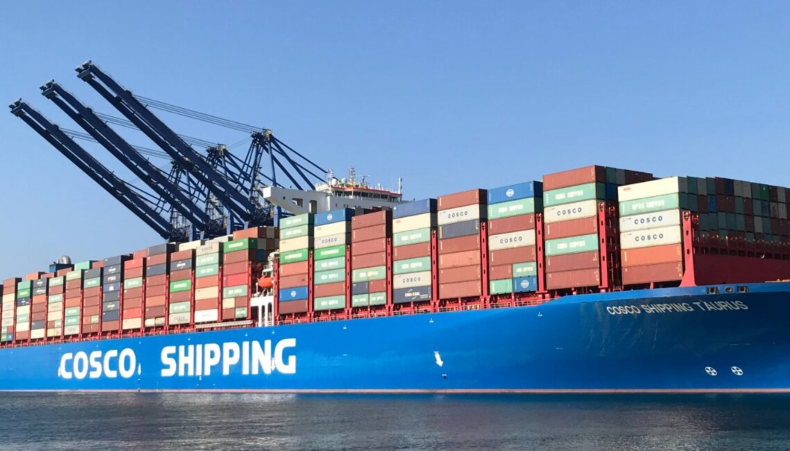  COSCO's weekly Ningbo-Hamburg
