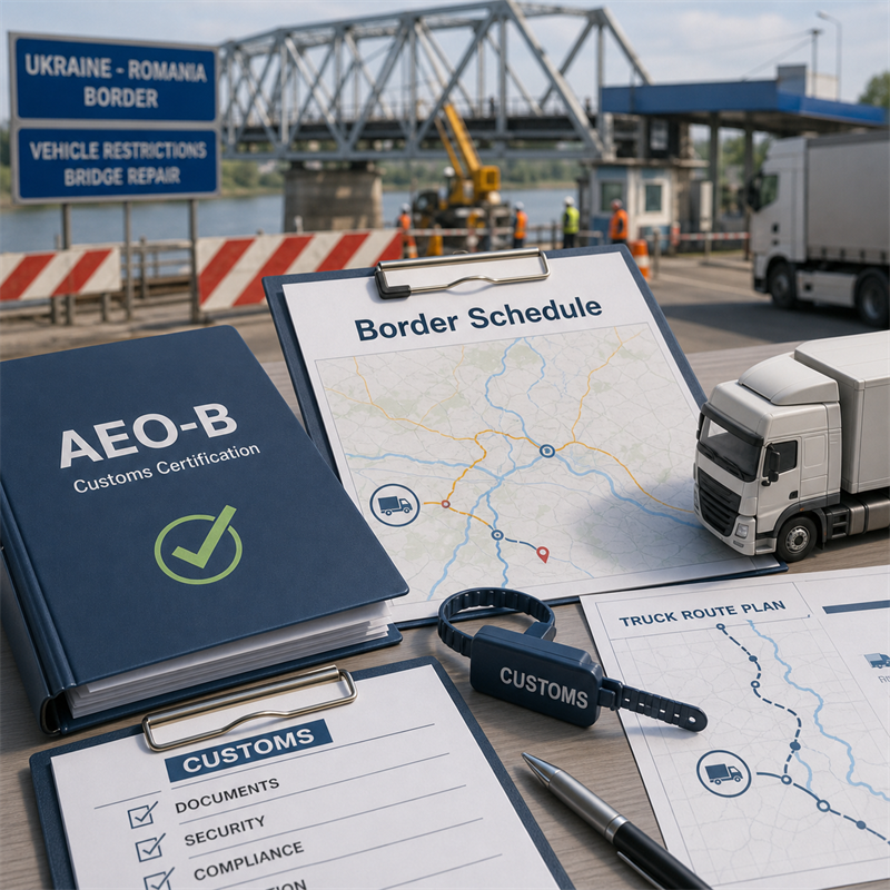 Ukraine-Romania Border Restrictions and Ukraine’s AEO-B Program Bring New Changes to European Logistics