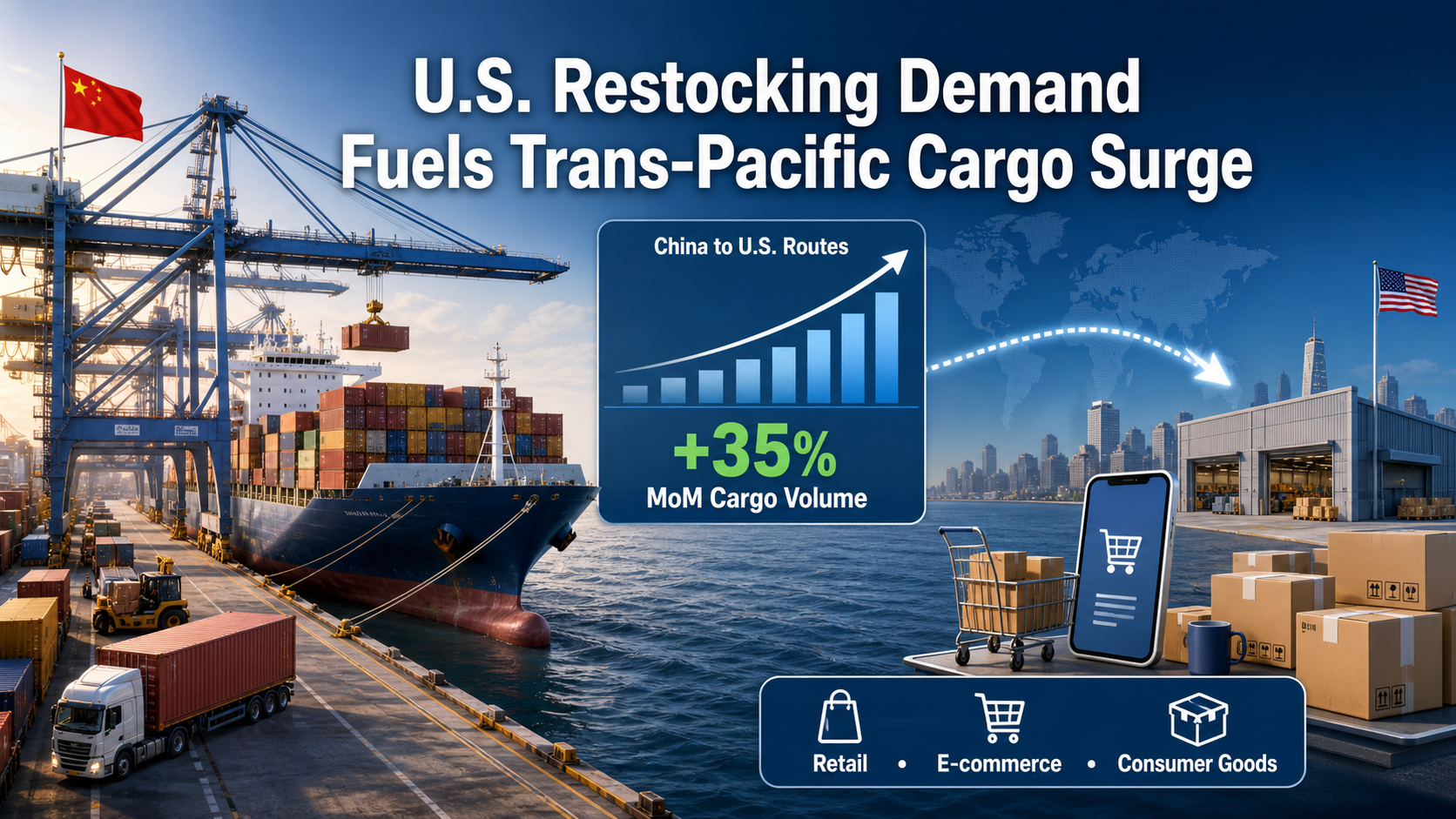 2026 China-US Shipping Update: Tight Space, Full Bookings and Surging Freight Rates