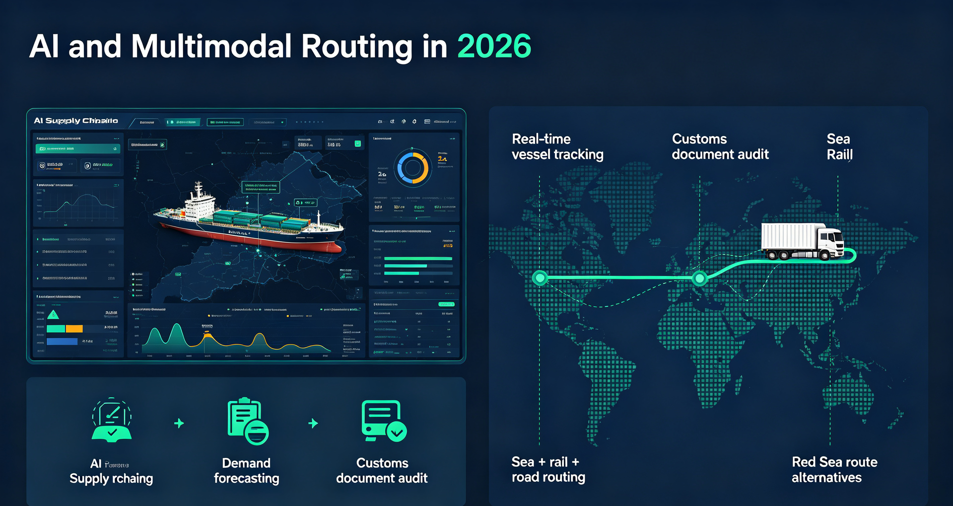AI-powered global supply chain workflow