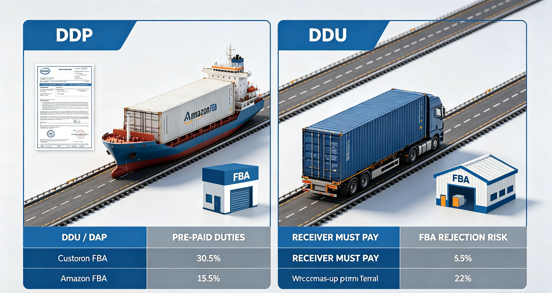 DDP vs DDU Shipping