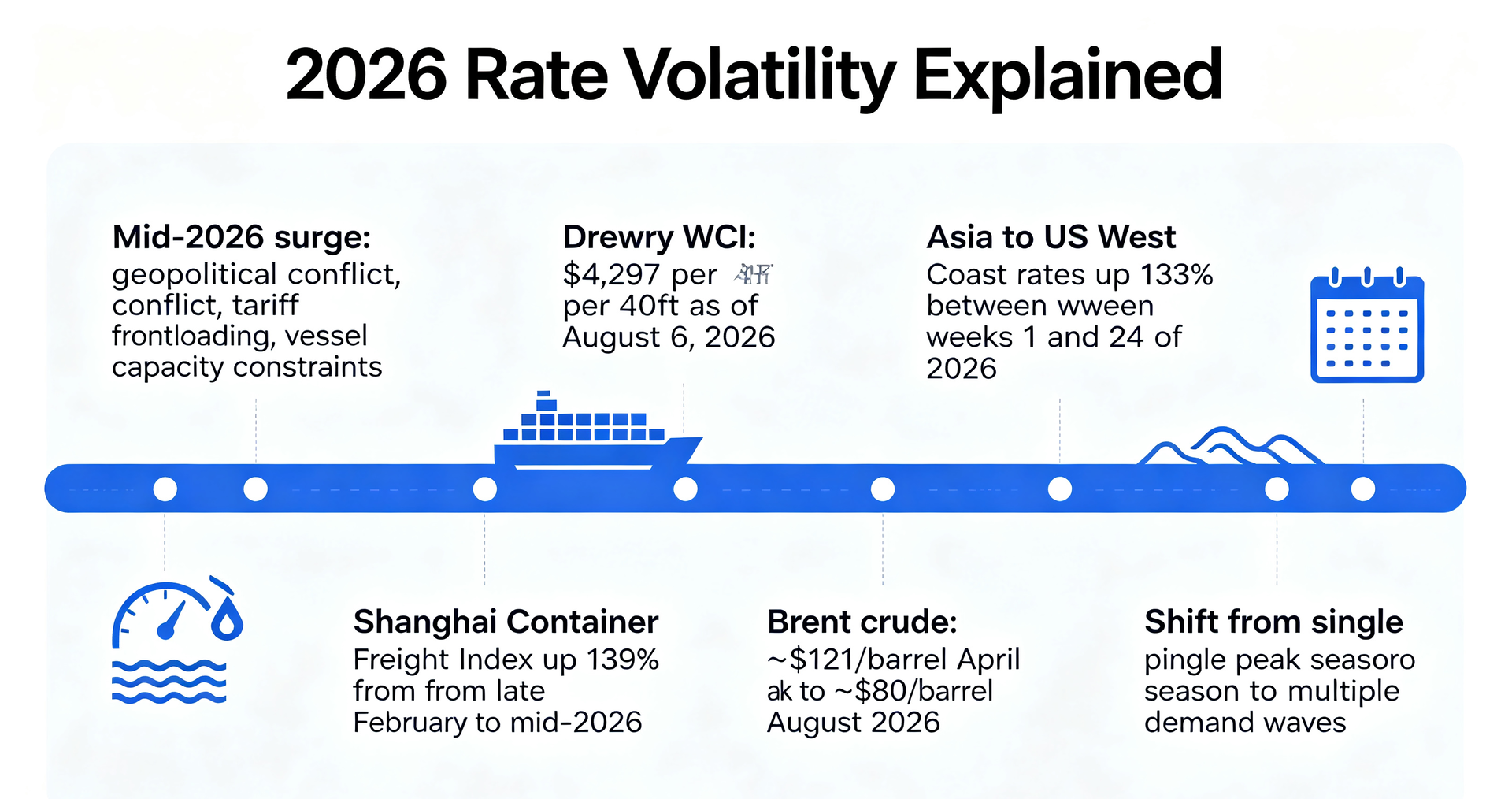 2026 ocean freight rate volatility