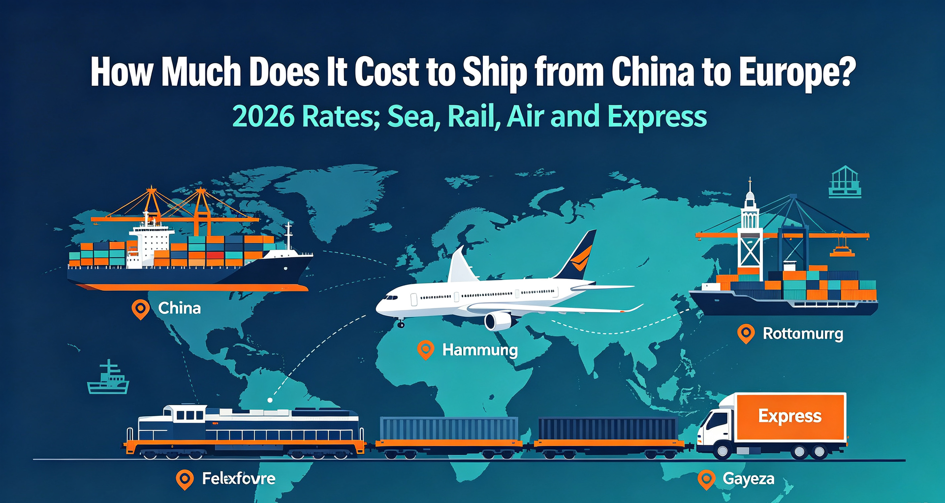 How Much Does It Cost to Ship from China to Europe?