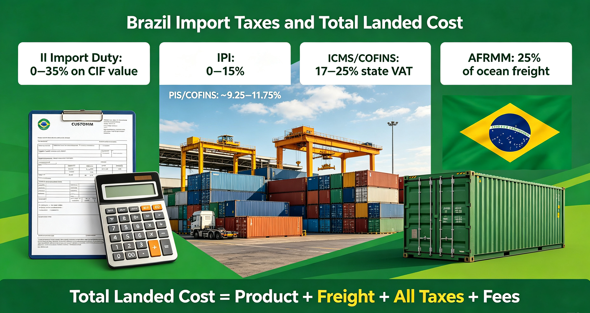 China-Brazil shipments