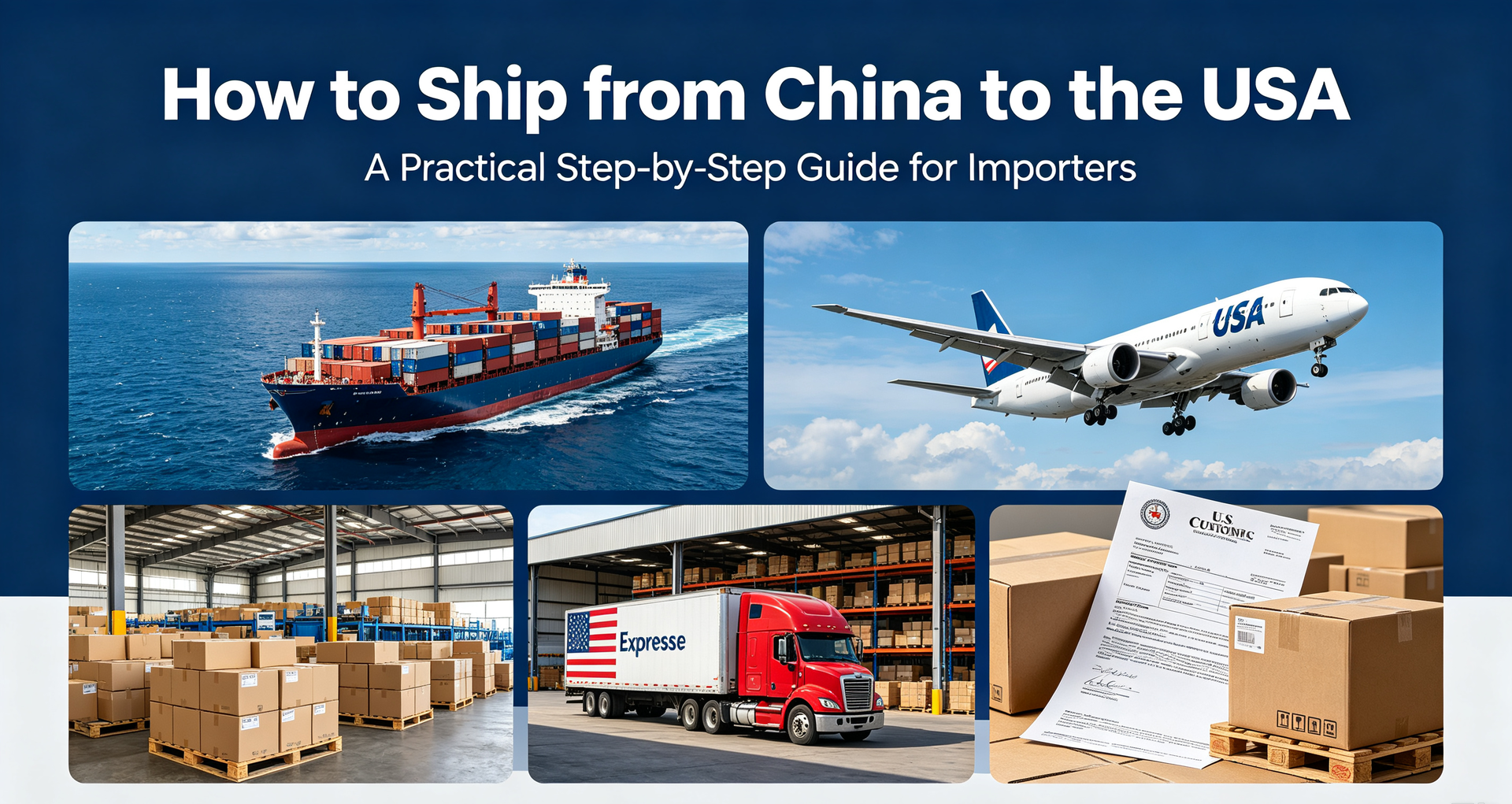 China to USA shipping