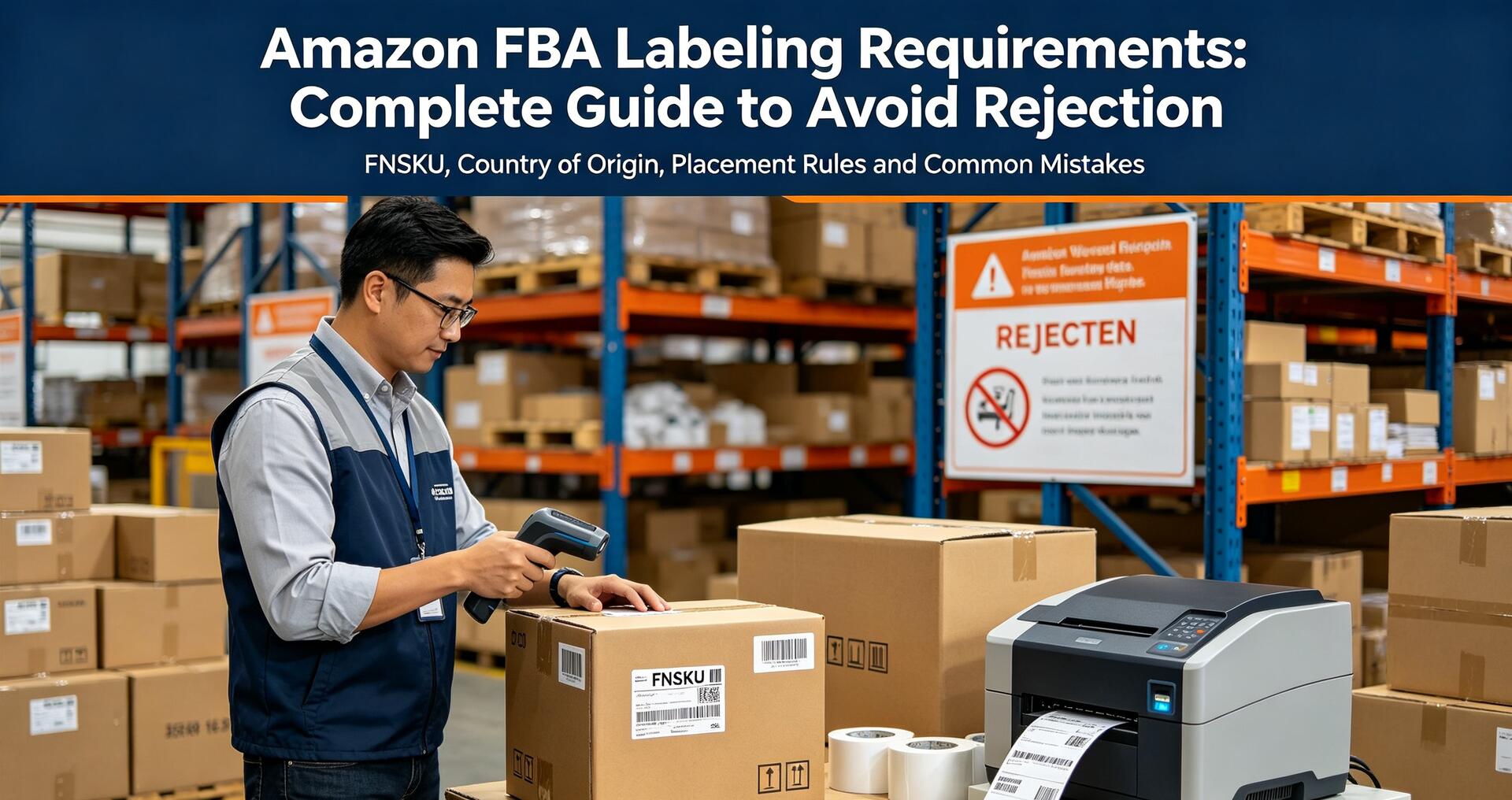 Amazon FBA Labeling Requirements: Complete Guide to Avoid Rejection