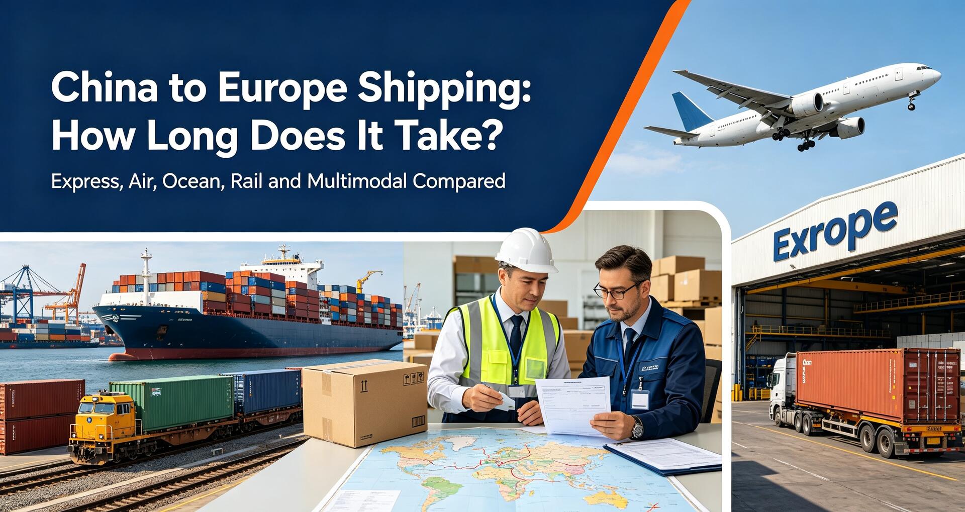 China to Europe Shipping: How Long Does It Take for Each Method?