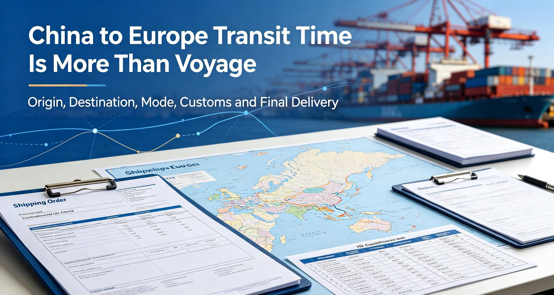 China to Europe shipping guide