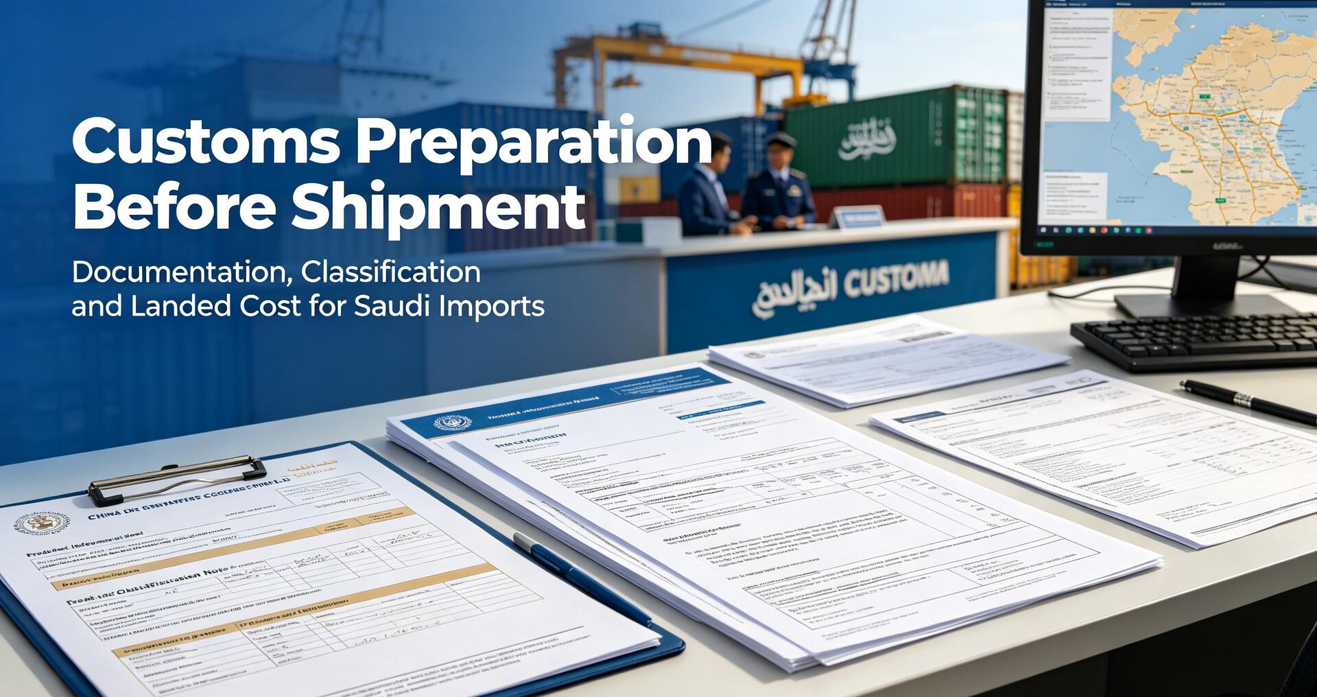 China to Saudi Arabia customs preparation cover