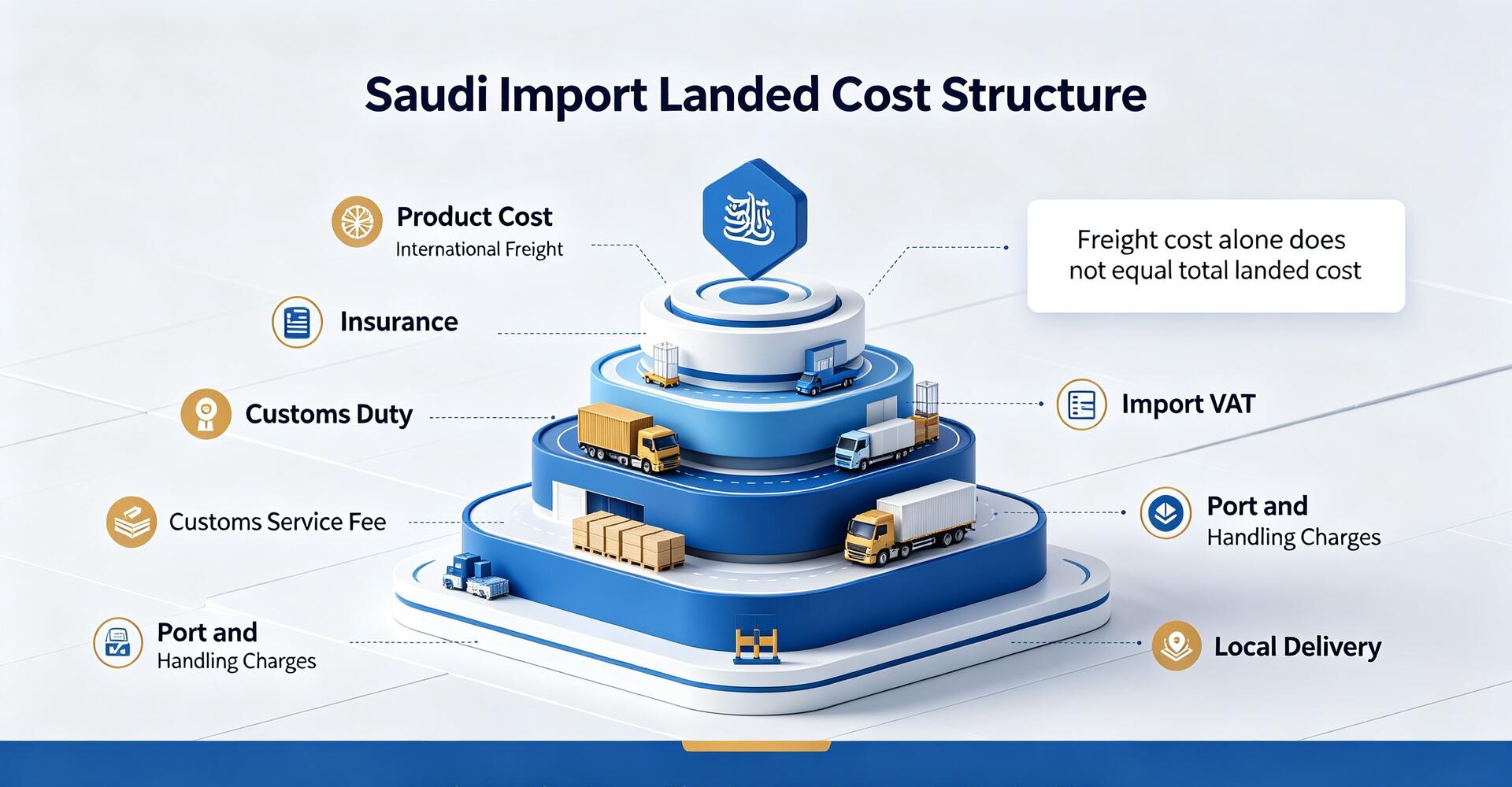 Pre-arrival document check infographic for Saudi Arabia imports